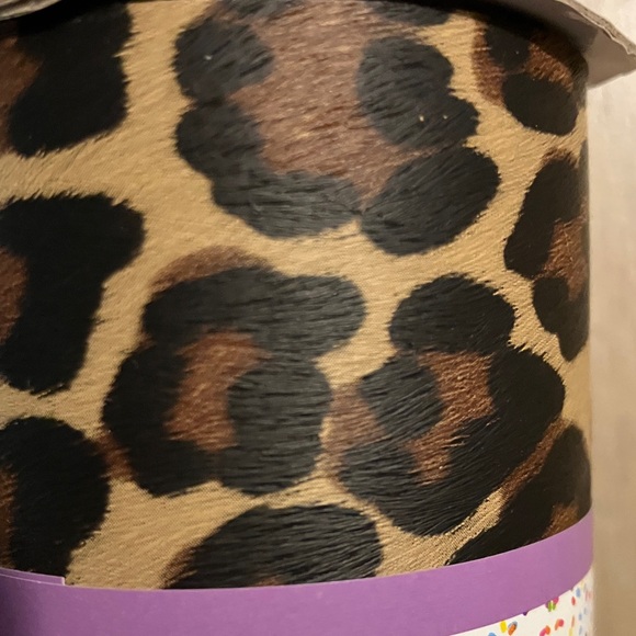 Celebrate It Faux Leather Ribbon Set - Shimmering Blue and Wild Leopard - Picture 4 of 5